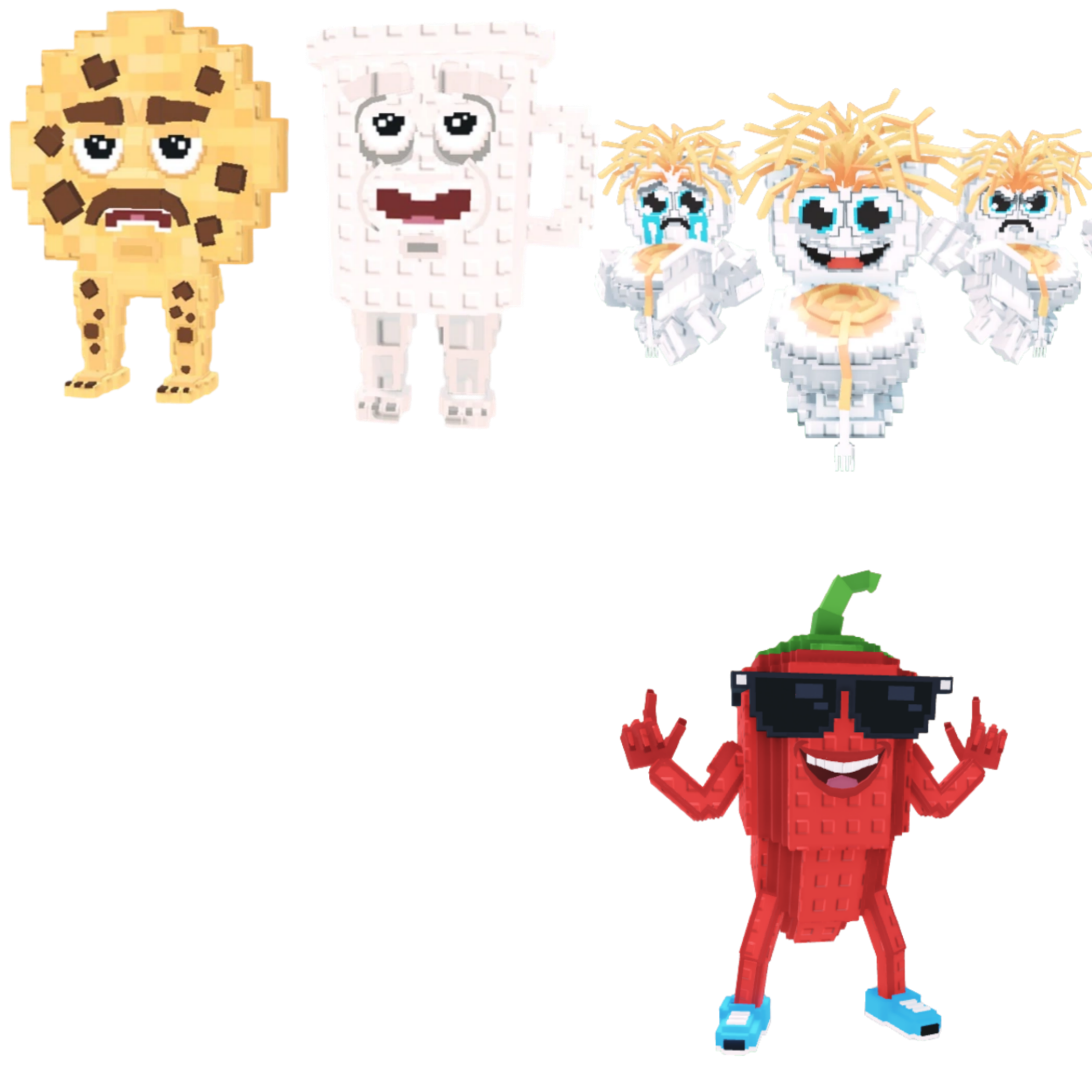 [BUNDLE] - 🌯 1x Cooki and Milki 🌯 1x Los Spaghettis 🌯 1x Chillin Chili