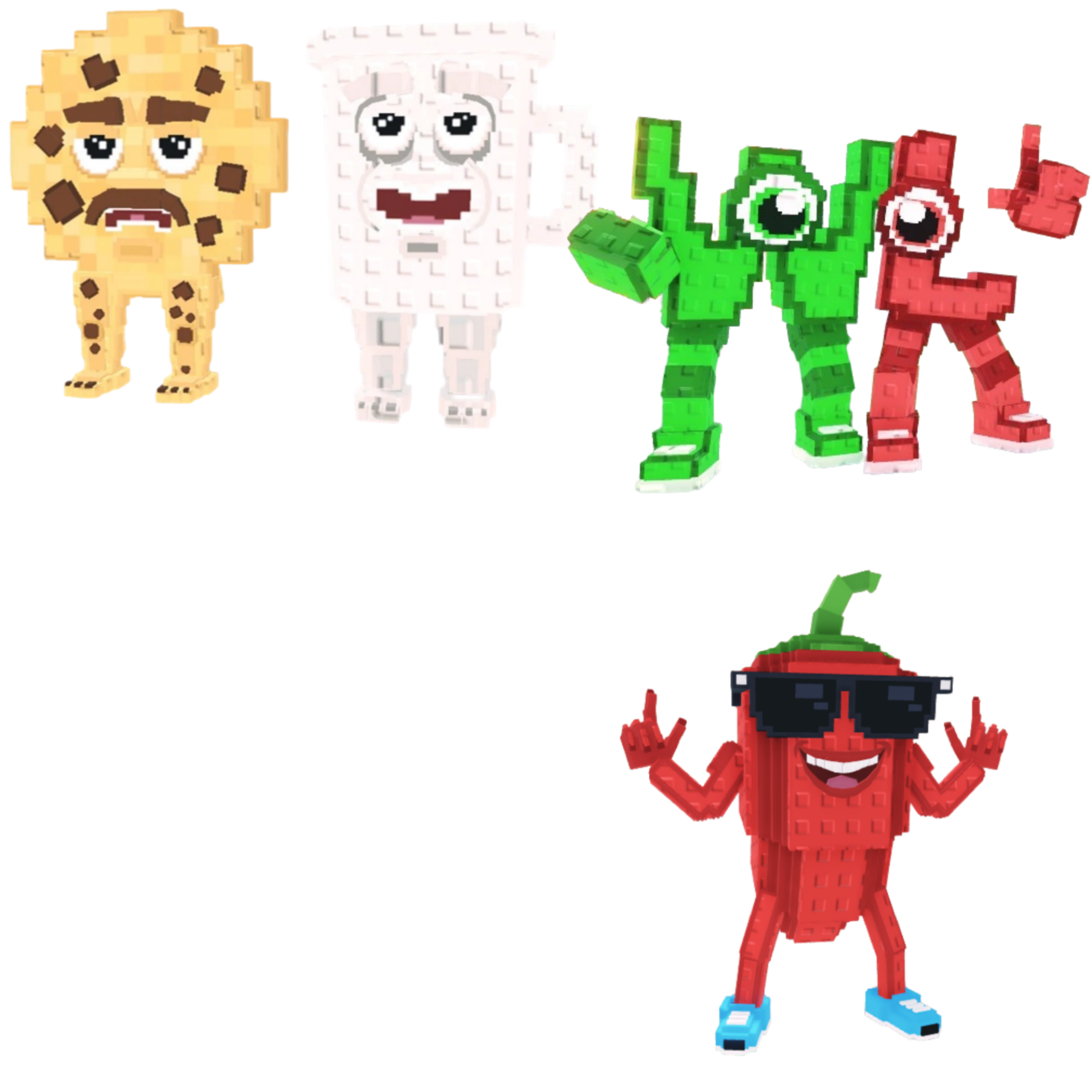[BUNDLE] - 🥚 1x Cooki and Milki 🥚 1x Chillin Chili 🥚 1x W or L (WorL)