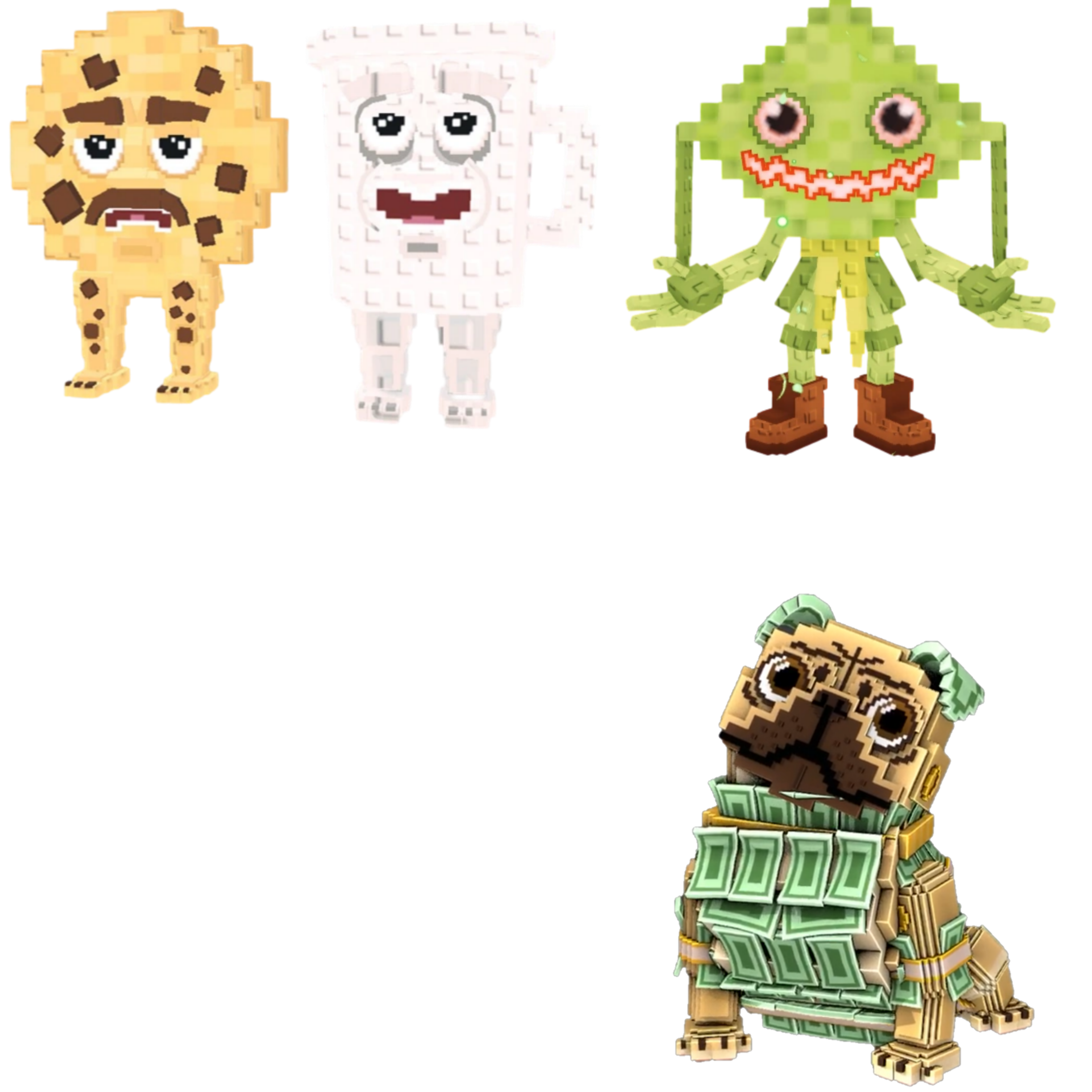 [BUNDLE] - 🥗 1x Cooki and Milki 🥗 1x Ketupat Kepat 🥗 1x Money Money Puggy