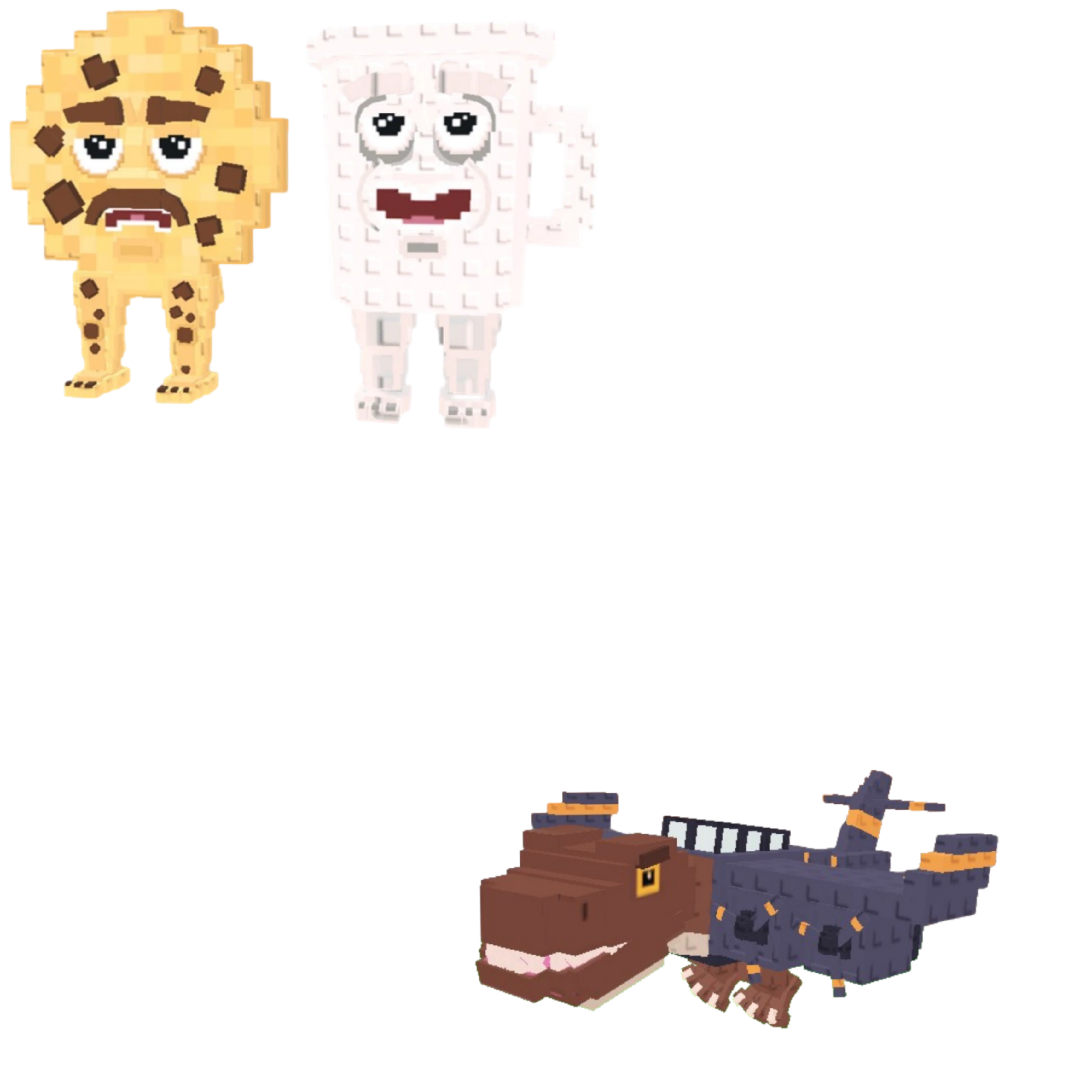 [BUNDLE] - 🍚 1x Cooki and Milki 🍚 1x Nuclearo Dinossauro