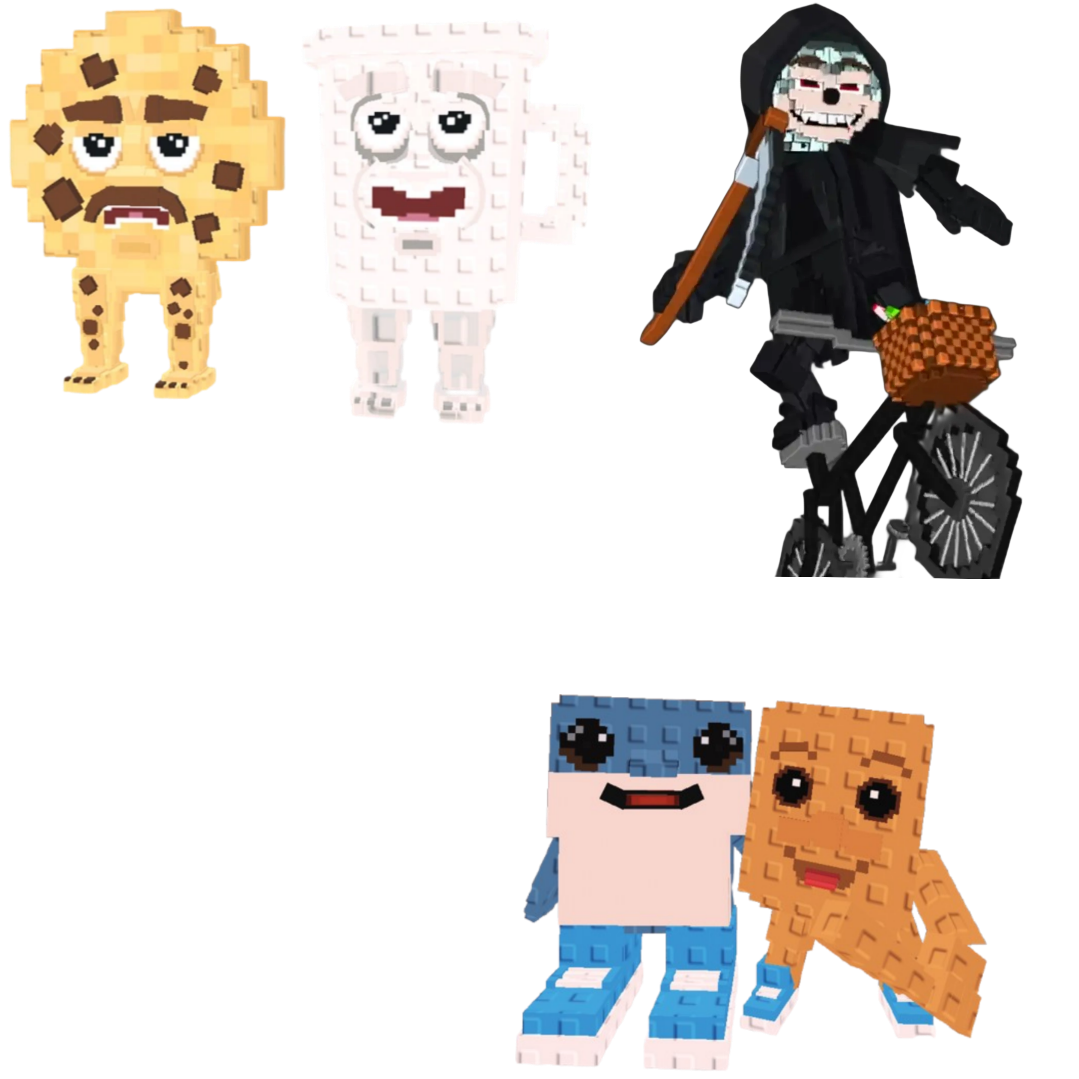 [BUNDLE] - 🍥 1x Cooki and Milki 🍥 1x Los Bros 🍥 1x Mieteteira Bicicleteira