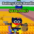 BATTERY PACK BANDITO | TRIAL BRAINROT | FAST DELIVERY