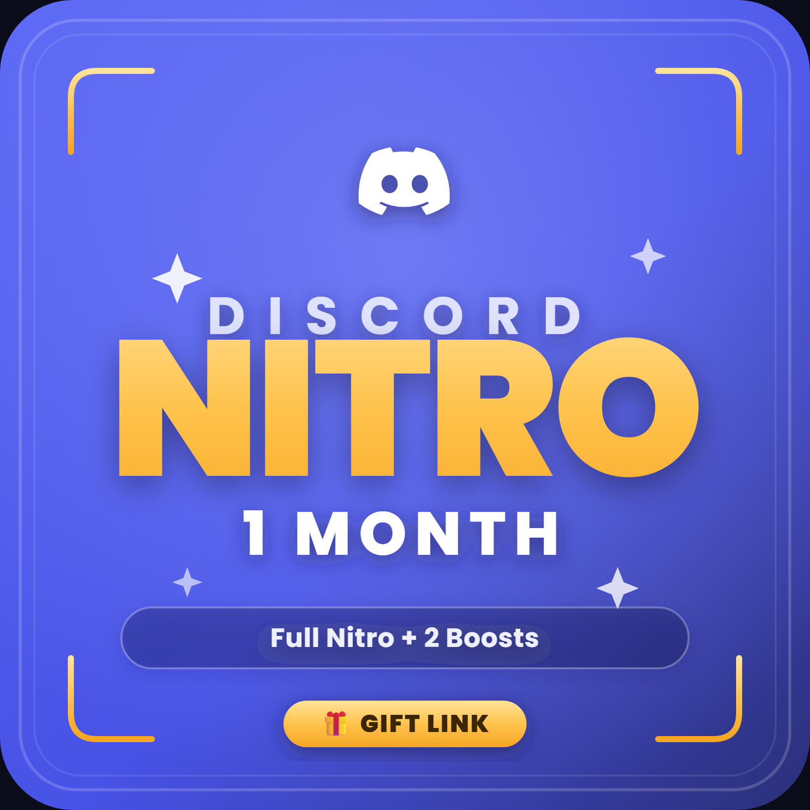 Discord Nitro Premium 🚀 | 1 Month + 2 Boosts | Full Nitro | Fast