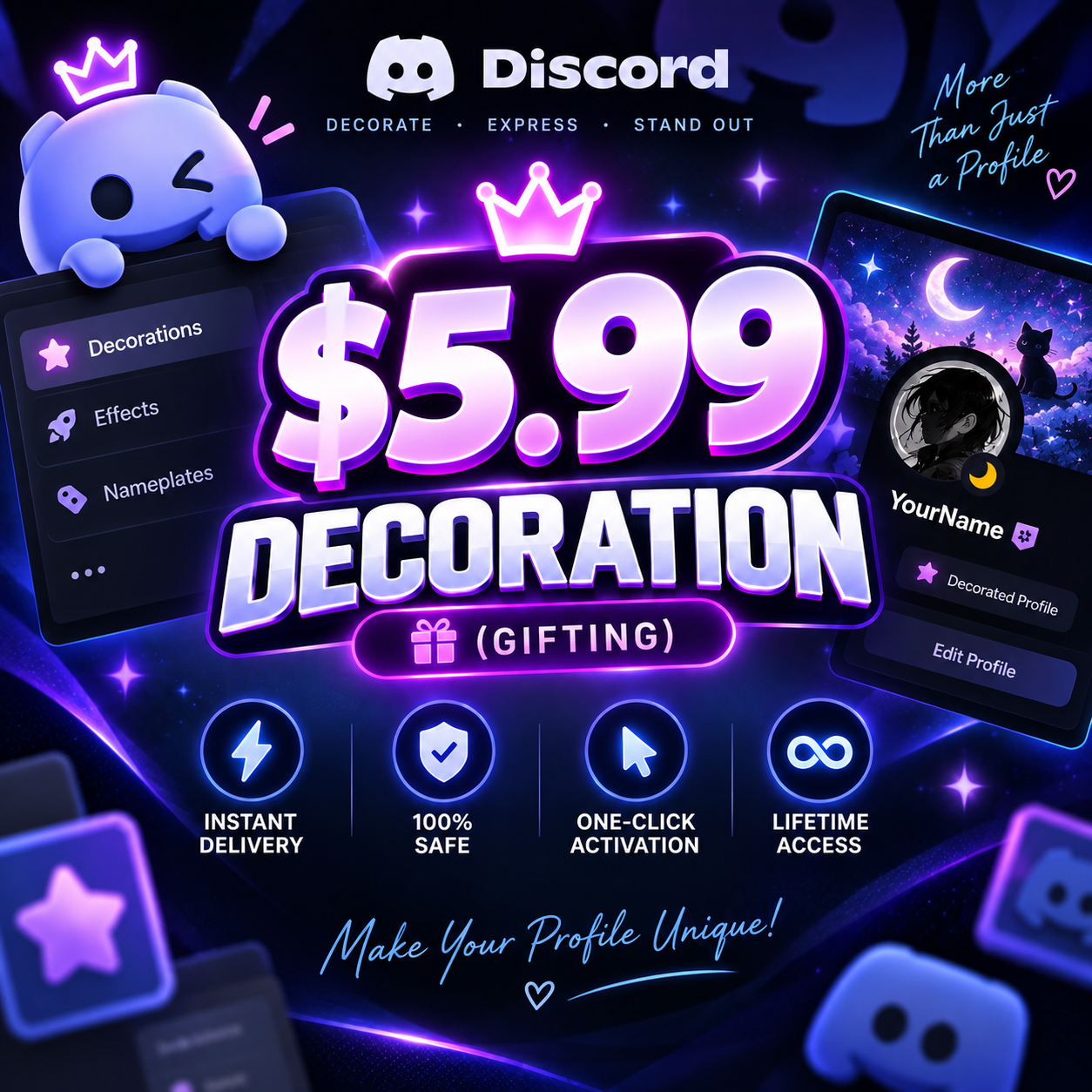 ⭐$5.99 Decoration (Gifting)⭐