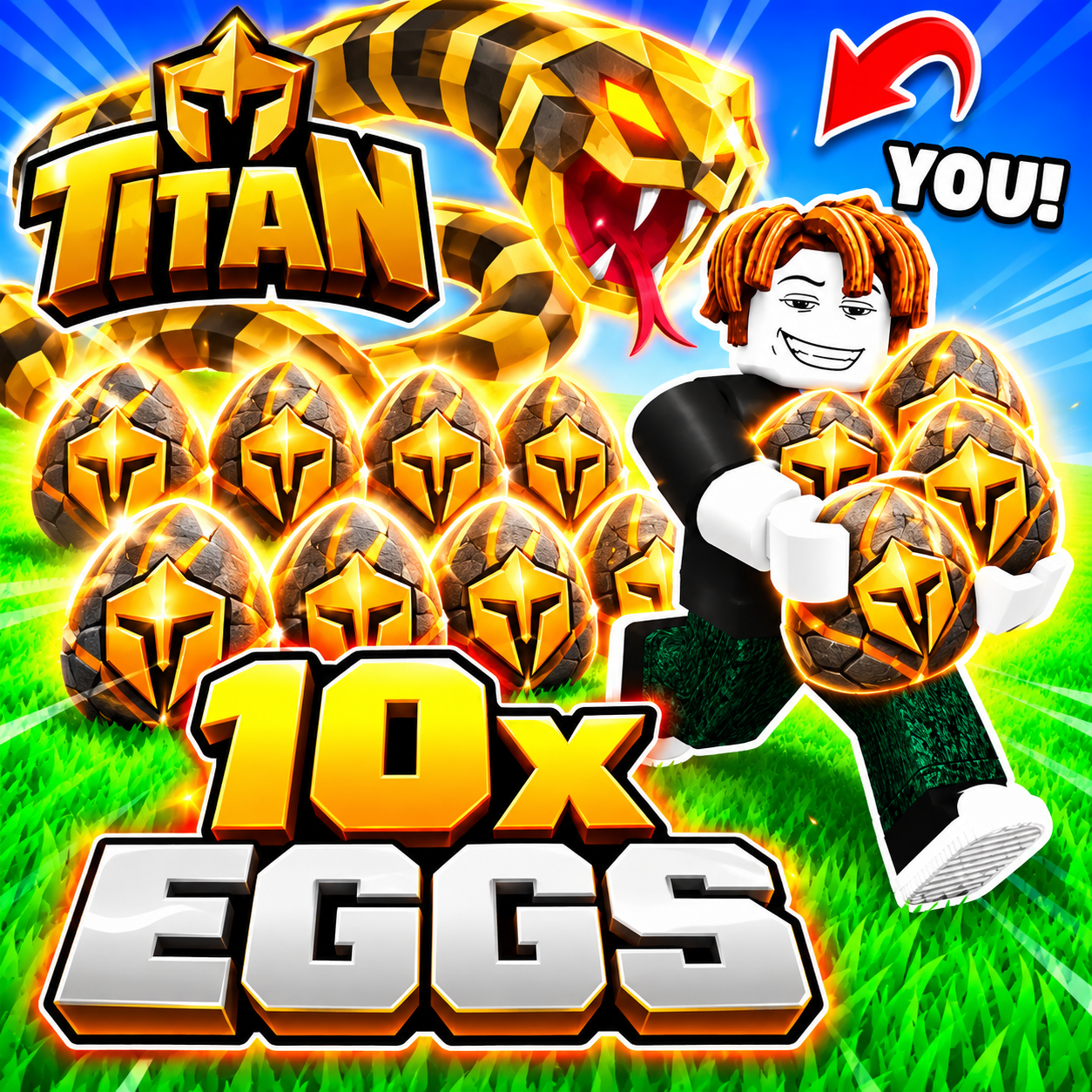 ā10x Random Egg From Titan Templeā=1.5ā¬