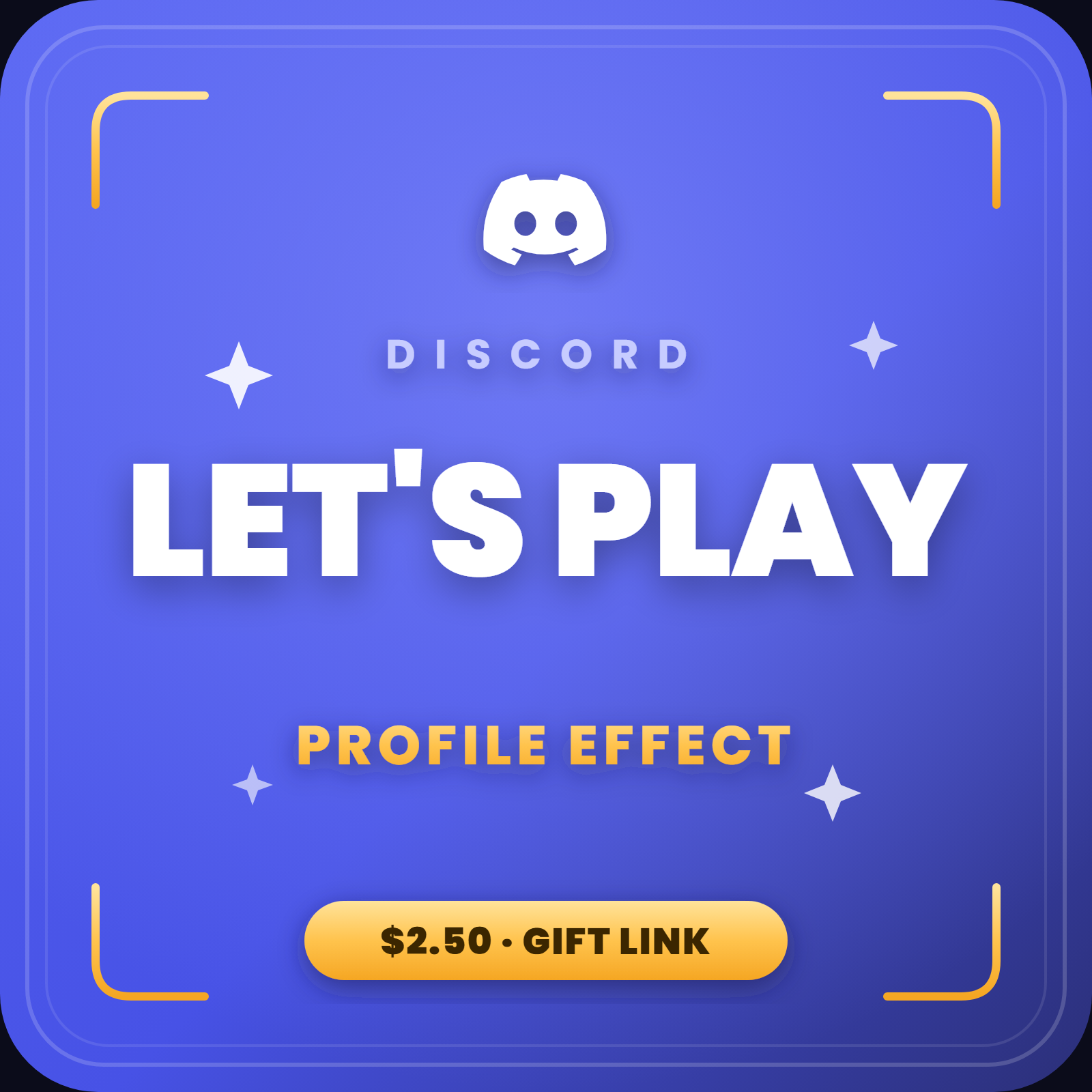 Discord Let's Play Profile Effect 🎁 | Gift Link | Instant & Safe