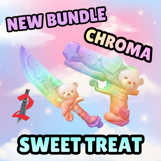 Chroma Sweet Set ( Chroma Sweet & Chroma Treat ) | Murder Mystery 2 - Roblox