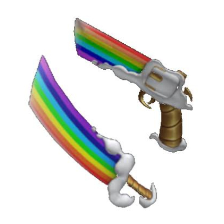 Rainbow Set ( Rainbow & Rainbow Gun ) | Murder Mystery 2 - Roblox