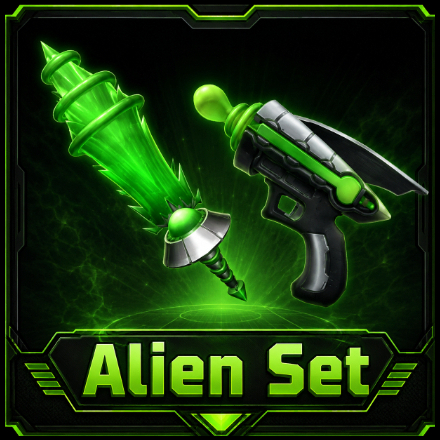 Alien Set ( Alienbeam & Raygun ) | Murder Mystery 2 - Roblox
