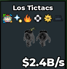 Phantom Los Tictacs 🔥 2.4 B/s 7 Clean Traits 🔥 Fast Delivery 🚀 Steal a Brainrot 🚀Secret 😉