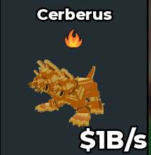 Gold Cerberus 🔥 1B/s Fire Trait 🔥 Fast Delivery 🚀 Steal a Brainrot 🚀Secret 😉