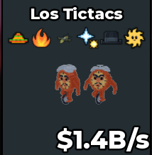Los Tictacs 🔥 1.4 B/s 6 Clean Traits 🔥 Fast Delivery 🚀 Steal a Brainrot 🚀Secret 😉