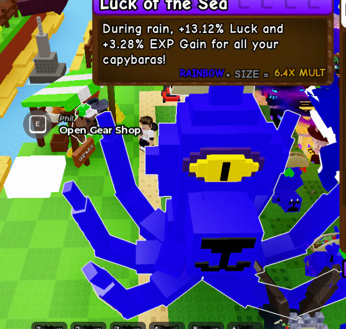 Rainbow Kraken Size 2x ( 1.85 Best base ) - Capybaras vs Plant #yudi