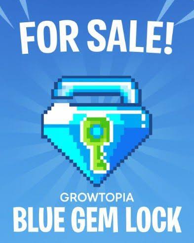 1x Blue Gem Lock