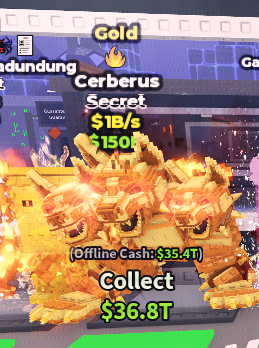 Gold Cerberus 1B/s❄️ Fast Delivery ❄️