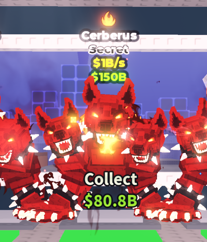 🍔NO TACO🍔 Cerberus 💵 1B/s 💵 Fire Trait ⭐ YOU GET THE ONE IN PICTURE ✅ 500+ Orders ✅ TOP SELLER ✅ GamerTagz