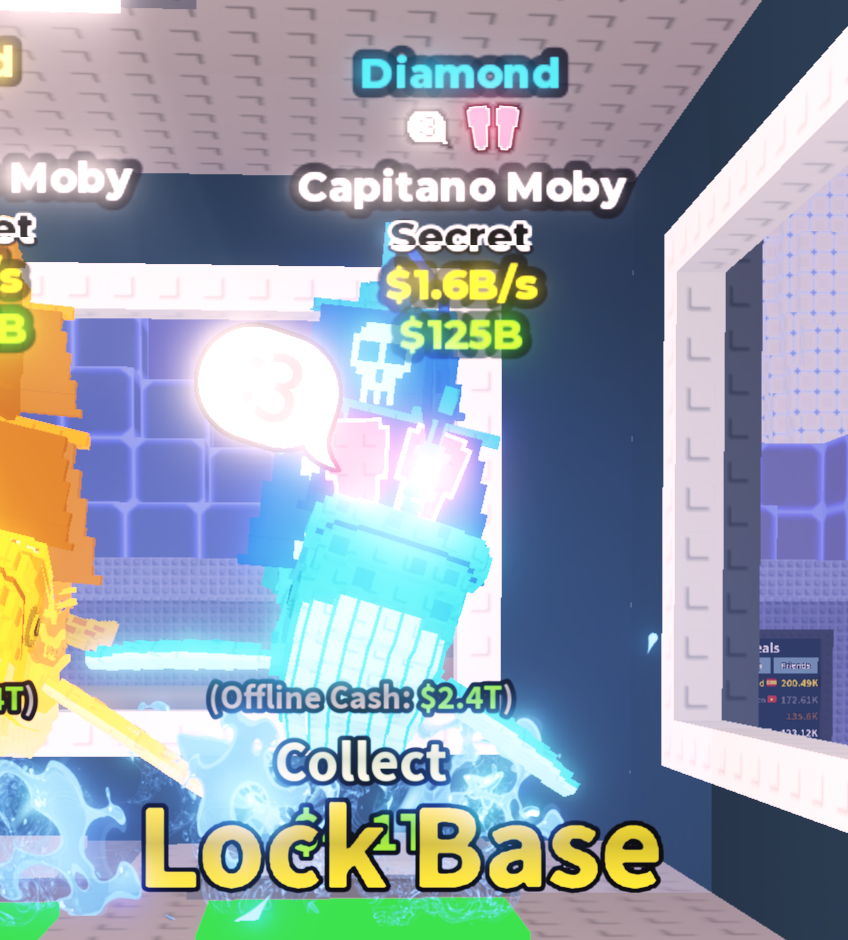 🍔NO TACO🍔 DIAMOND Capitano Moby 💵 1.6B/s 💵 :3 + Bunny Ears Traits ⭐ YOU GET THE ONE IN PICTURE ✅ 500+ Orders ✅ TOP SELLER ✅ GamerTagz