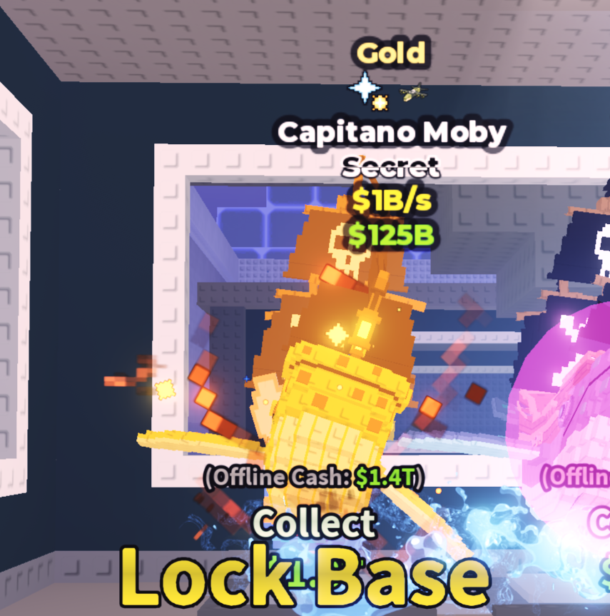 🍔NO TACO🍔 GOLD Capitano Moby 💵 1B/s 💵 Comet Struck + Explosive Traits ⭐ YOU GET THE ONE IN PICTURE ✅ 500+ Orders ✅ TOP SELLER ✅ GamerTagz