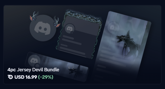 4pc Jersey Devil Bundle -16.99$-20.99$ 🎁