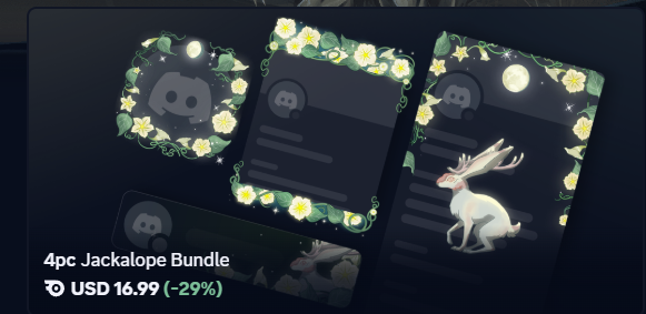 4pc Jackalope Bundle 16.99$-20.99$🎁
