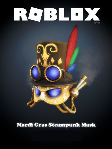 Roblox - Mardi Gras Steampunk Mask (DLC) Official Key GLOBAL