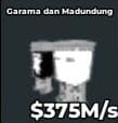 BS8551-BS8552 375M/s Garama And Madundung YinYang