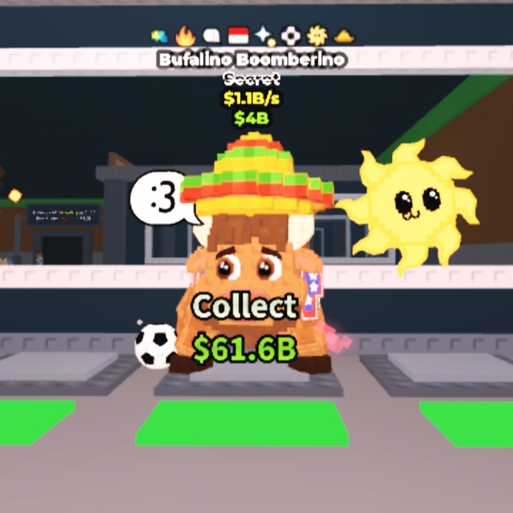 Bufalino Boomberino 1.1B/s | x8 trait | Glitched, Fire, :3, Indonesia, Comet-struck, Ball, Sun, Sombrero | FAST DELIVERY ⚡