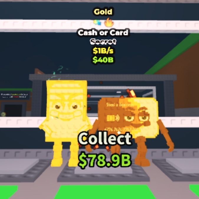 GOLD Cash or Card 1B/s | x2 trait | Glitched, Fire | FAST DELIVERY ⚡