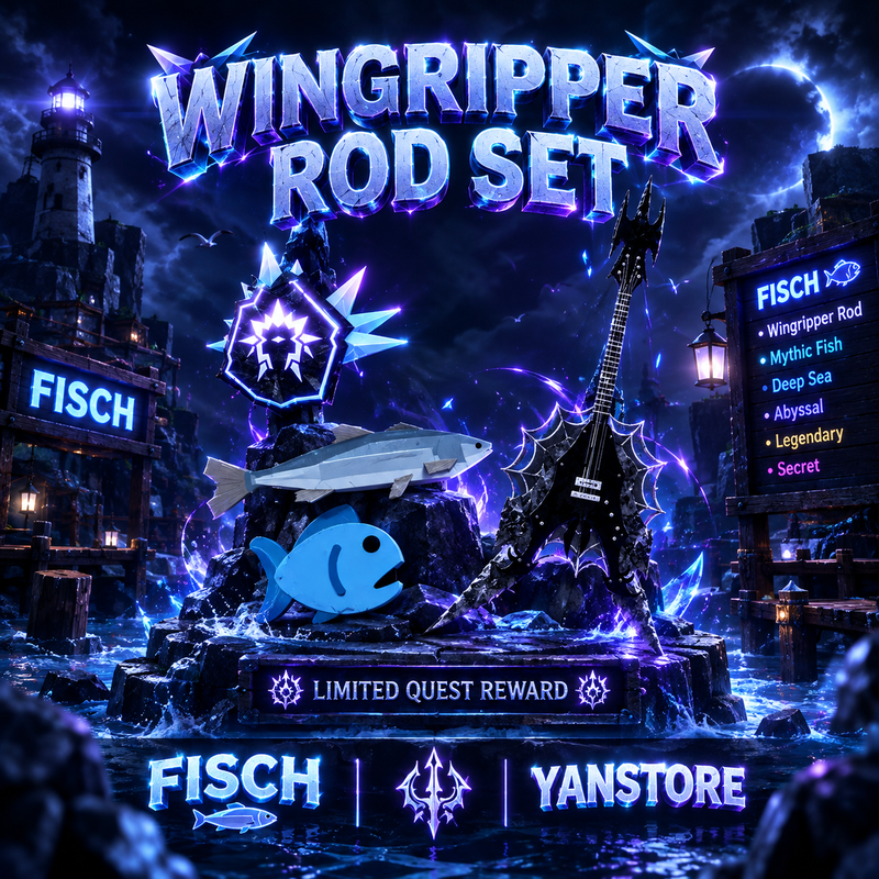 WINGRIPPER ROD SET (LIMITED) - ALL QUEST⚡FAST & SAFE DELIVERY