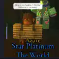 Vampire Trade Star Platinum The World Azure - Azure
