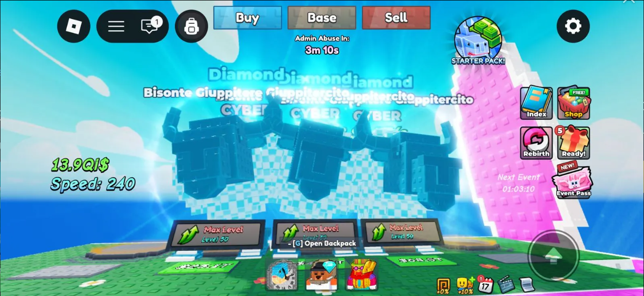 3x diamond bisonte giuppitercito