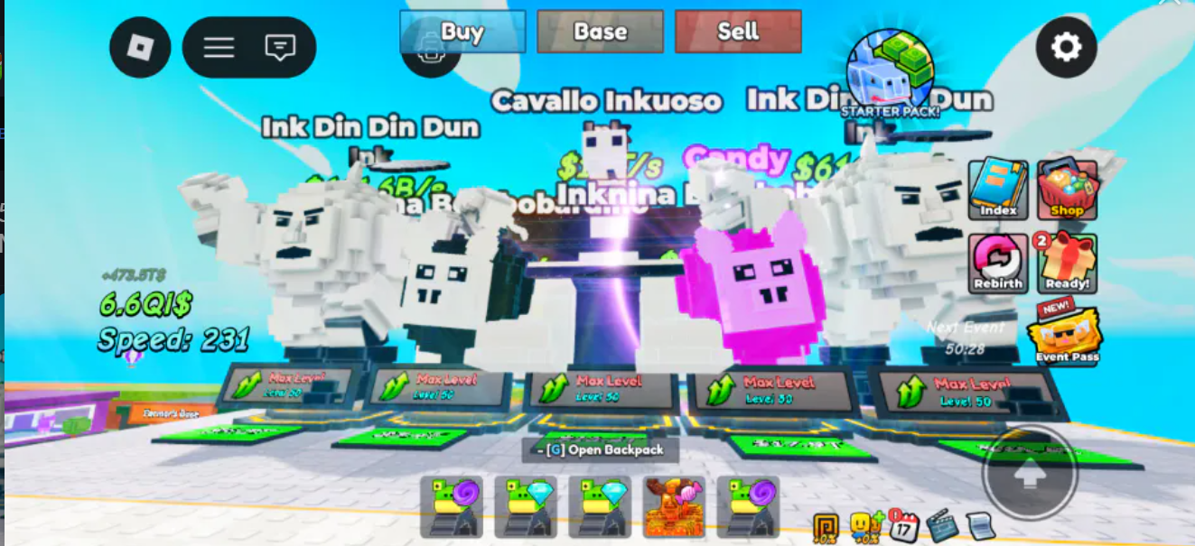 5X SUPER OP INK BRAINROT 1 MUTATION DIAMOND | MAX LEVEL (CHEAP)