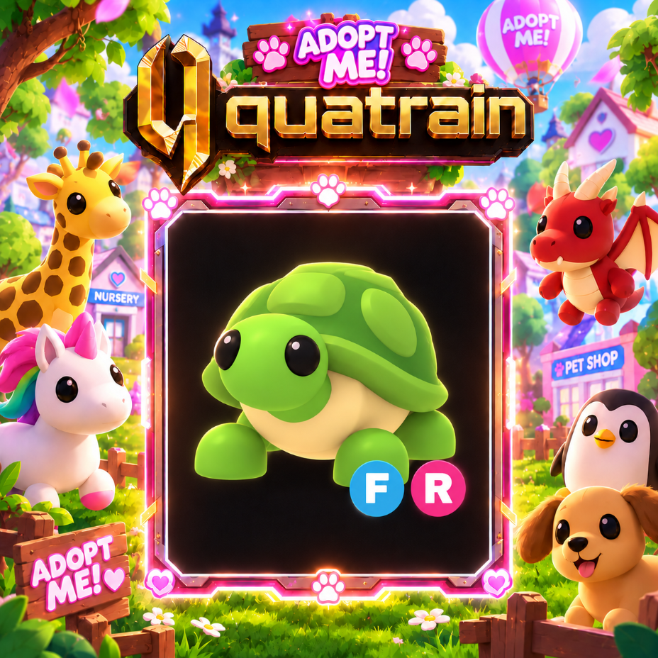 [Legendary] 🟢 🐢 FR Turtle 🐢 🟢 Super Speedy | Adopt Me 🐕