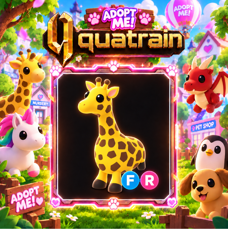 [Legendary] 🟤 🦒 FR Giraffe 🦒 🟤 Super Speedy | Adopt Me 🐕