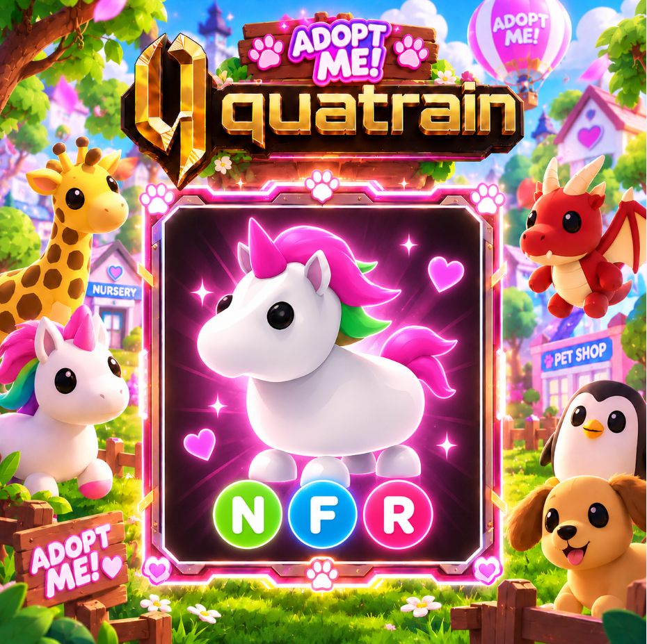 [Legendary] 🟣 🦄 NFR Unicorn 🦄 🟣 Super Speedy | Adopt Me 🐕