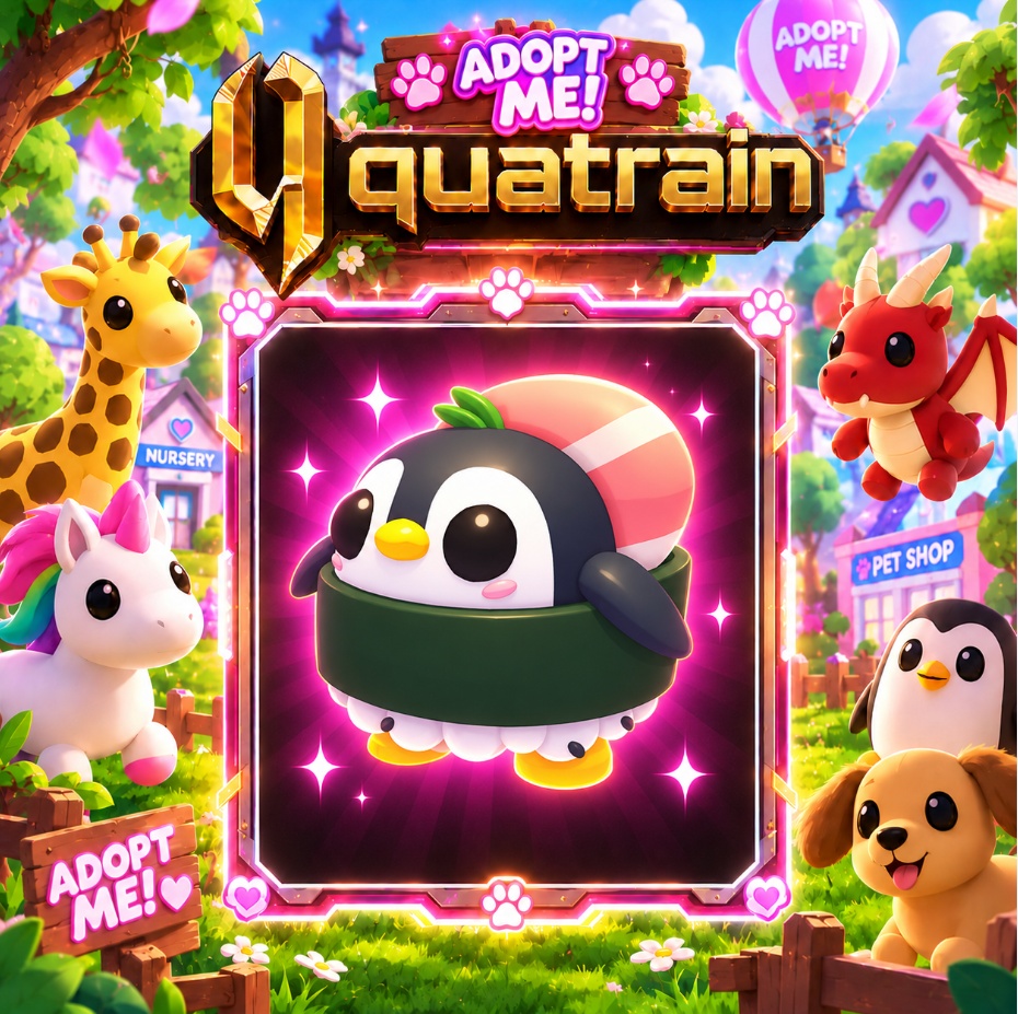 [Legendary] 🍣 🐧 Sushi Penguin 🐧 🍣 Super Speedy | Adopt Me 🐕