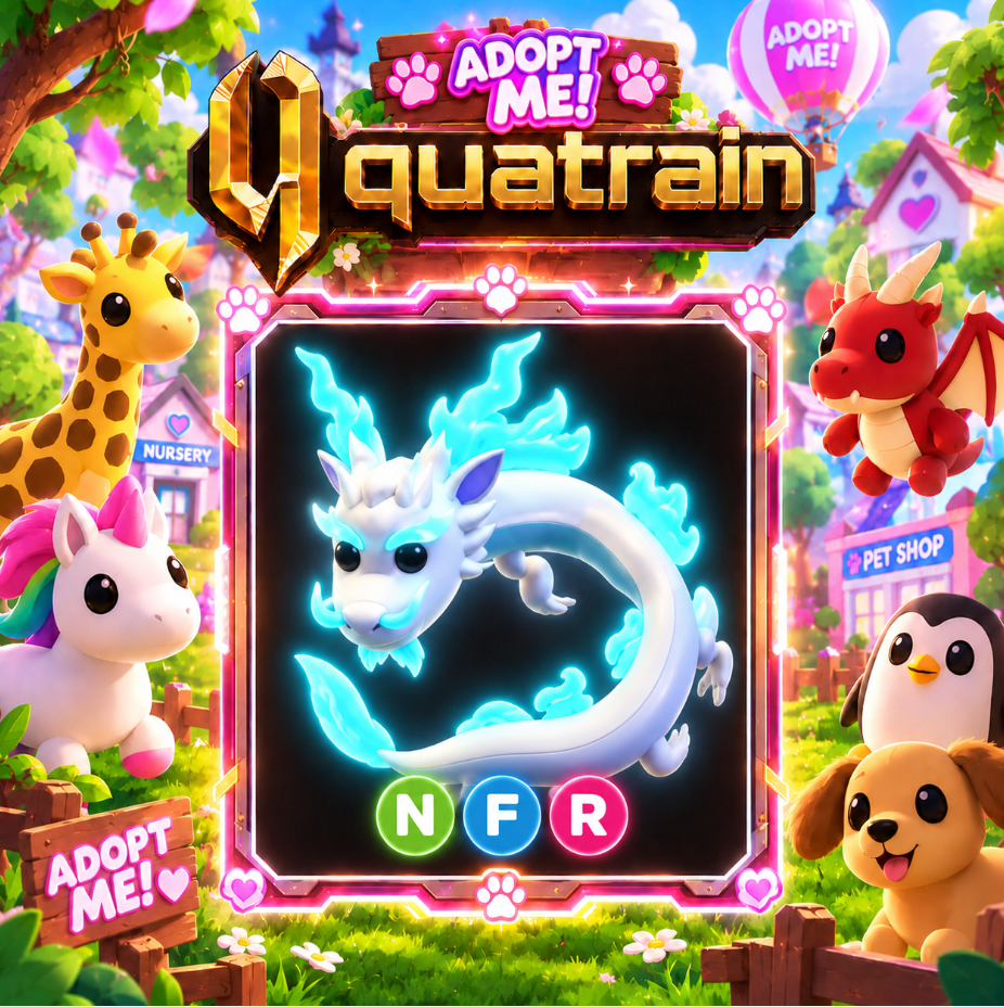 [Legendary]  ❄️ 🦎 NFR Frost Fury 🦎 ❄️ Super Speedy | Adopt Me 🐕