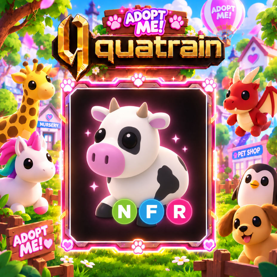 [Rare]  🐄 🐮 NFR Cow 🐮 🐄 Super Speedy | Adopt Me 🐕