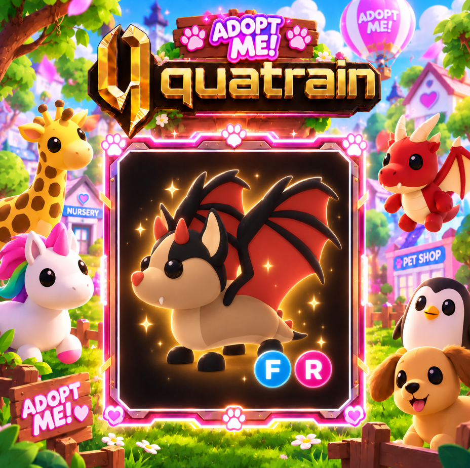 [Legendary] 🦇🐉 FR Bat Dragon 🐉🦇 Super Speedy | Adopt Me 🐕