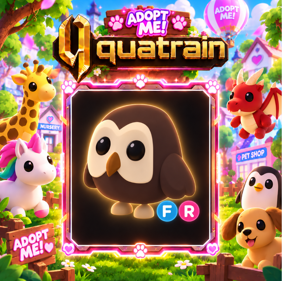 [Legendary]  🟤 🦉 FR Owl 🦉 🟤 Super Speedy | Adopt Me 🐕