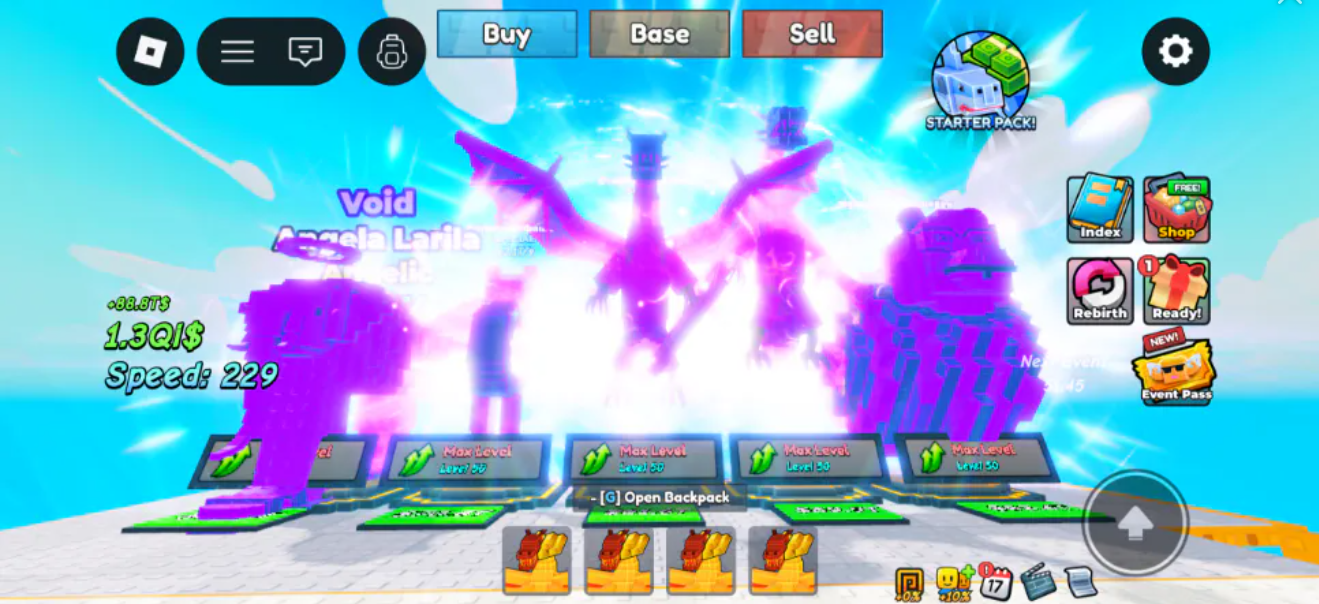 5X VOID SUPER OP BRAINROT FULL MUTATION VOID •BONECA AMBALABU VOID •2x DRAGON CANNELLONI VOID •LIRILARILLA VOID •WATERMELONI VOID ALL MAX LEVEL