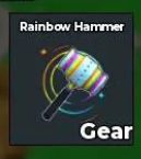 Rainbow Hammer RARE OLD GEAR