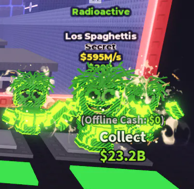 Los Spaghettis RADIOACTIVE 595M/s