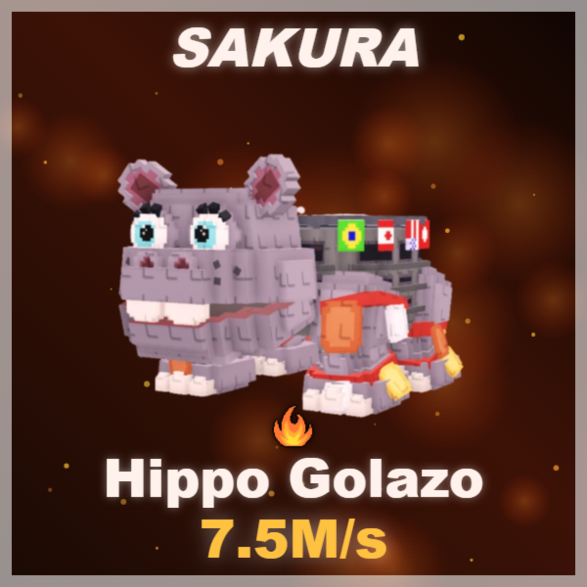 🔥 Hippo Golazo 🔥 7.5M/s 🔥