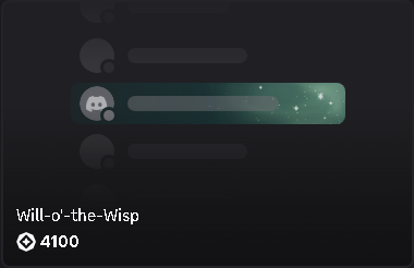 ⭐Will-o'-the-Wisp Nameplate⭐$4.99