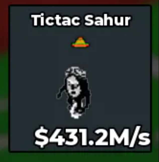 Tictac Sahur YINYANG 1 TRAIT 431.2M/s