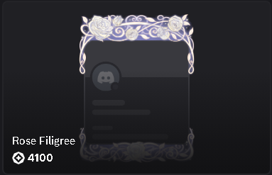 ⭐Rose Filigree Frame⭐$4.99