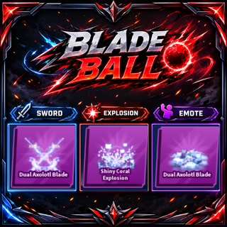 [ Limited Set ] Dual Axolotl Blade + Explosion + Emote | FAST DELIVERY✅
