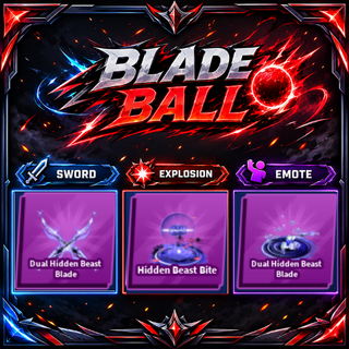 [ Limited Set ] Dual Hidden Beast Blade + Explosion + Emote | FAST DELIVERY✅