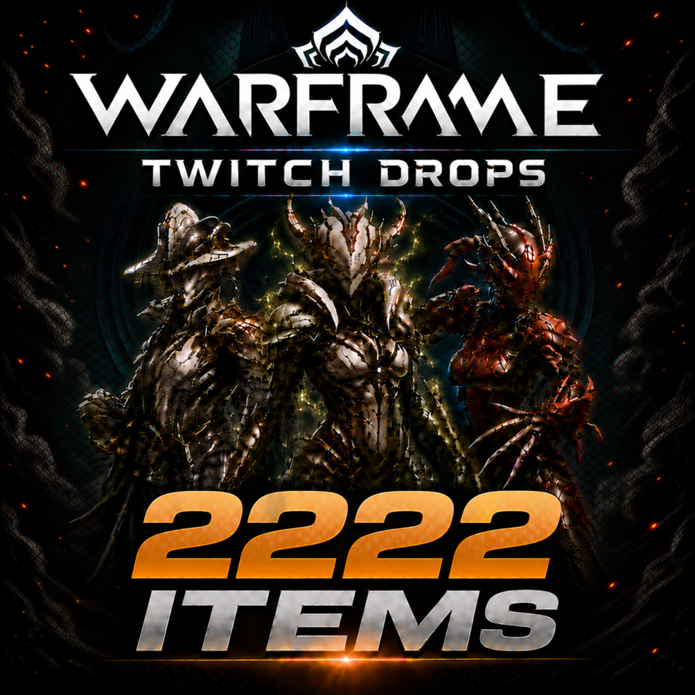 👑[2222 Items] 6x Tauforged Archon Shard + 1x Archon Shard + 27x Forma + 1.75M Credits + 6x Warframes + 4x Weapons and more! | Twitch Drops | Fast Delivery⚡